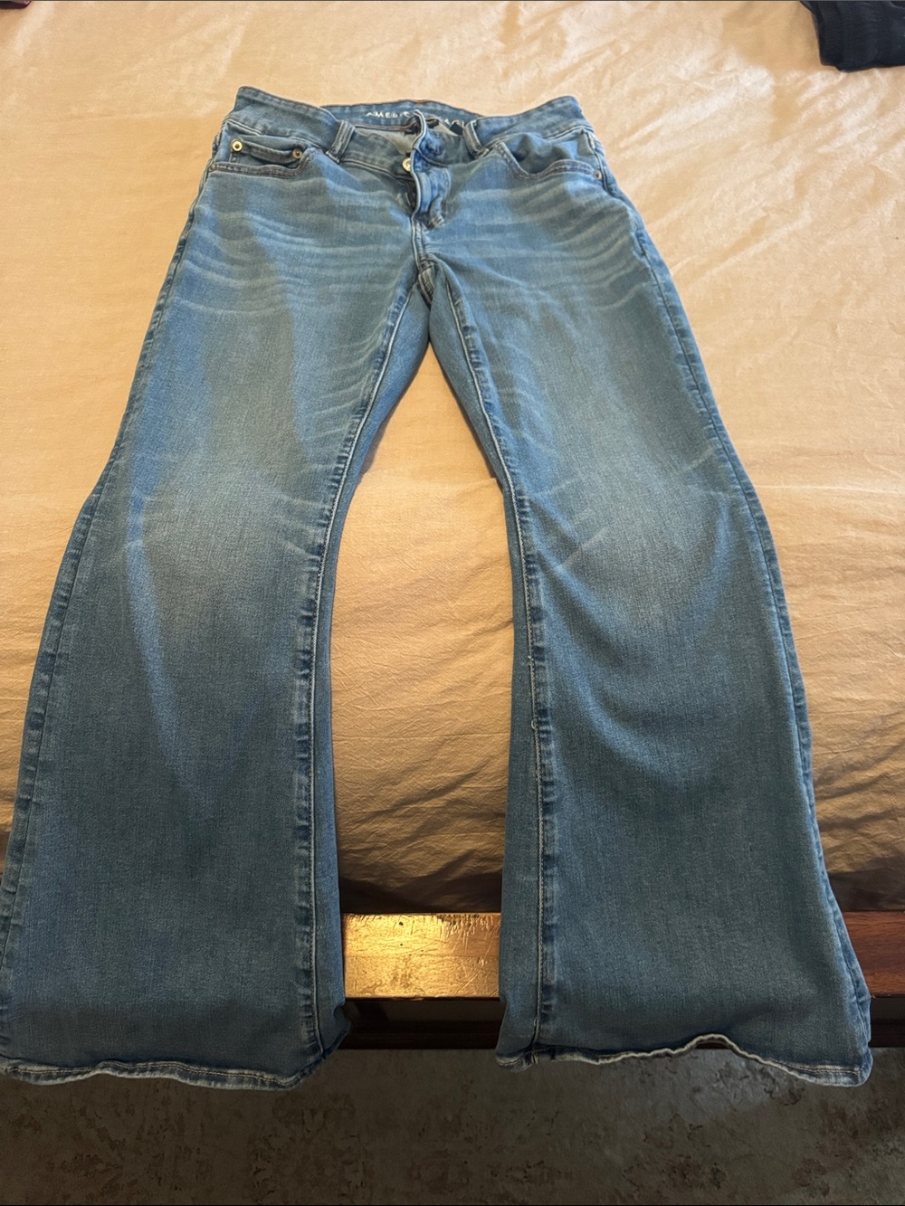American Eagle Outfitters Medium Blue Flare Jeans
